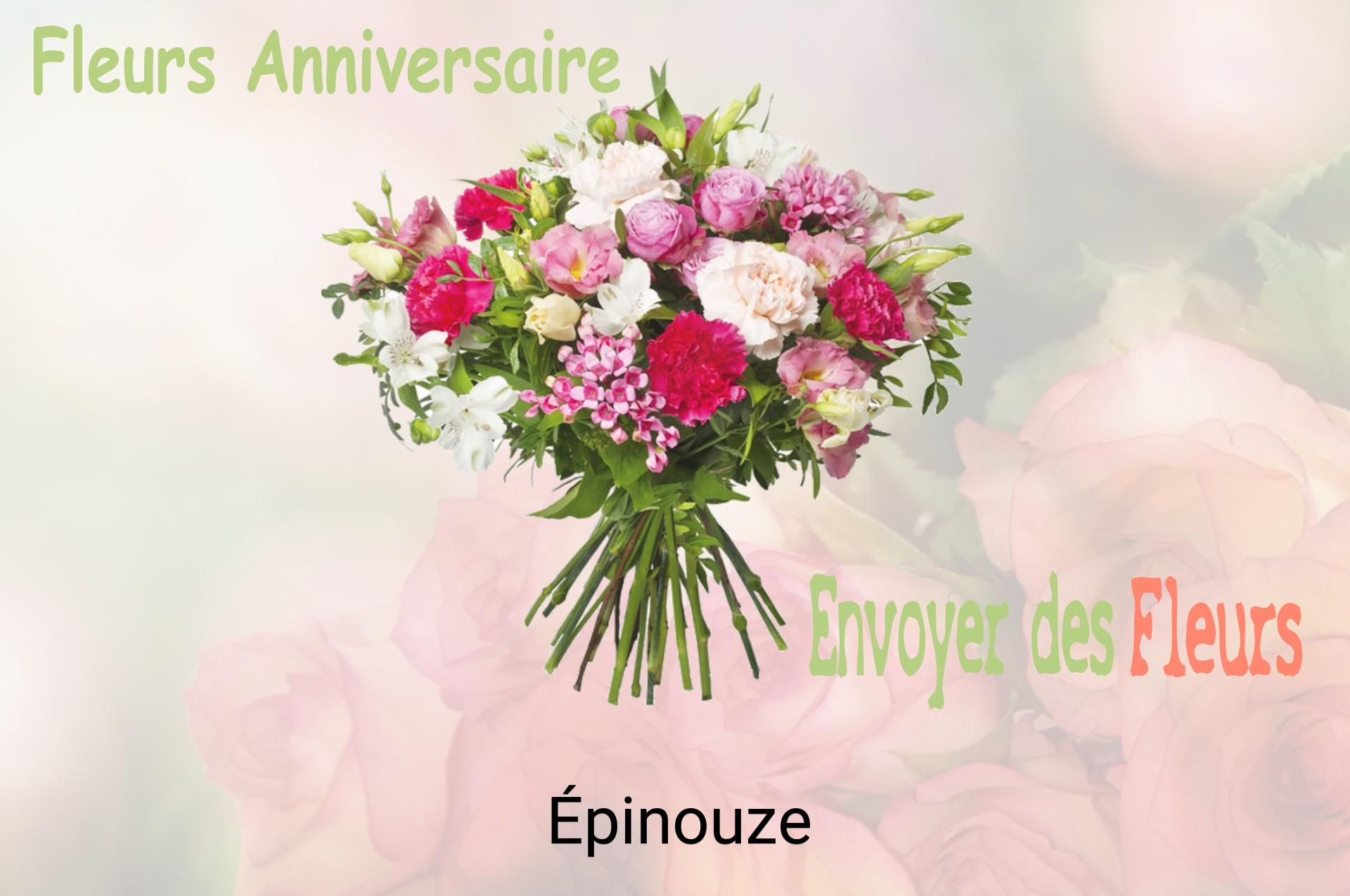 Bouquet de fleurs d’anniversaire livré à Épinouze